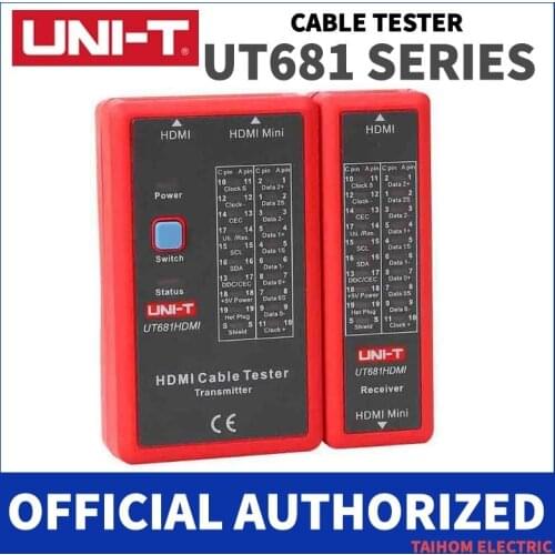 UNI-T Digital Network Cable Tester RJ45/RJ11/BNC/HDMI LAN Auto Ethernet Telephone Repair Tool LED Line Checker