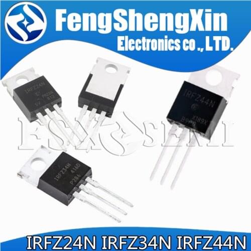 100pcs/lot New IRFZ24N IRFZ34N IRFZ44N TO-220 IRFZ24 IRFZ34 IRFZ44 TO220 Power MOSFET