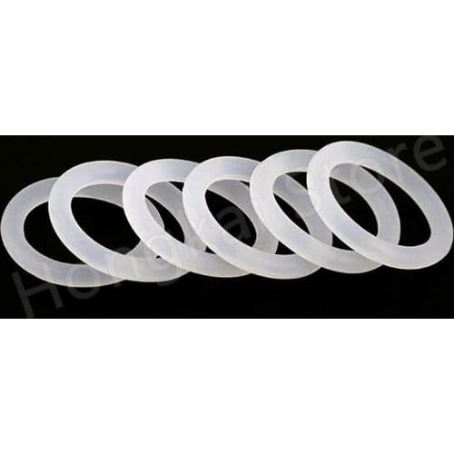 5pcs CS 2mm*OD 5-80mm Food Grade Silicone O Ring HIGH TEMP White Ring Gaskets ID 1-76mm Waterproof