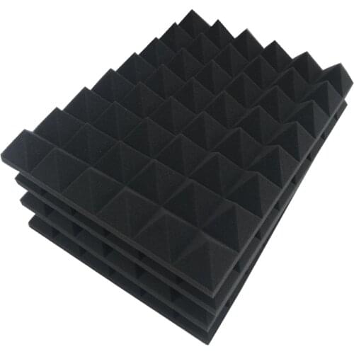 6PCS 30x40x5cm Soundproofing Foam Pyramid Studio Treatment Panel Recording Microphone Sound Absorption Accessories Acoustic Foam