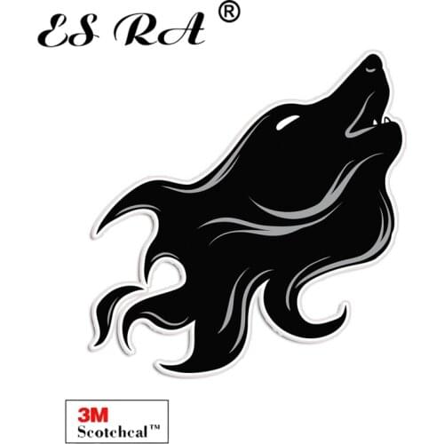 Pegatinas Car Decals Vinyl Black Stickers Animal Wolf For Helmet Skateboard Pitcher Laptop Luaggage Room Fridge Waterproof