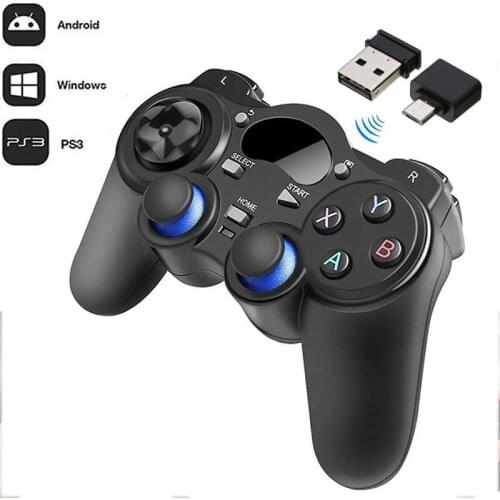 Wireless Joystick Gamepad PC Game Controller For Android Phone Tablet Phone PC TV 2.4 G Gaming Controller For PC PS3 Gamepad