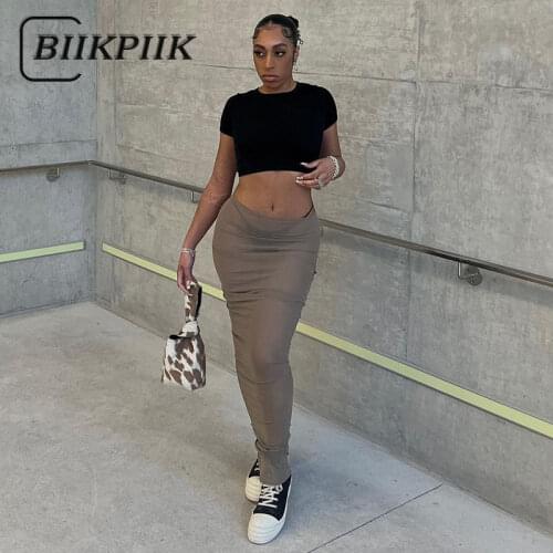 Женские юбки макси BIIKPIIK China At AliExpress