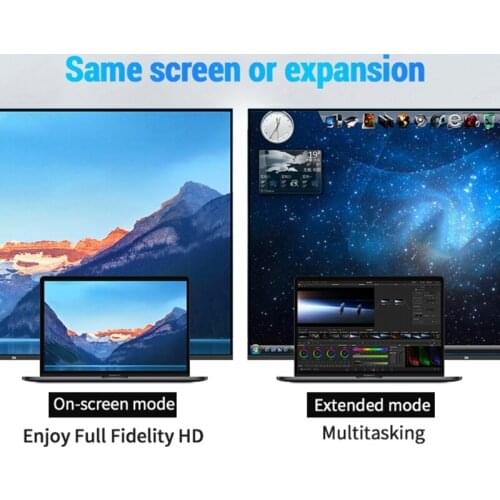 Blueendless Type C Hub USB3.0 2xHDMI-compatible VGA Adapter Dock USb3.0 Power Splitter for Laptop Docking Station+SD TF