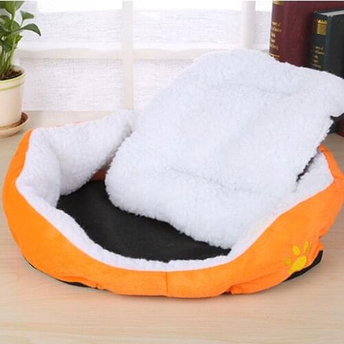 Colorful Leopard Print Pet Cat and Dog Bed Puppy Small Dogs Beds House Cushion Soft Material Nest Dog Warm Kennel