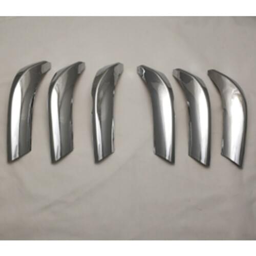 For Toyota Land Cruiser Prado FJ150 2009-2013 Car Styling Front Engine Bumper Grill Upper Center Grille Cover trim Accessories