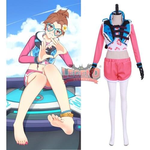 Dva Hana Song D.va cosplay costume Waveracer costume pink halloween women costume custom made
