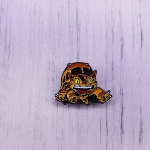 Cat bus enamel pin My Neighbor Totoro inspired brooch pin