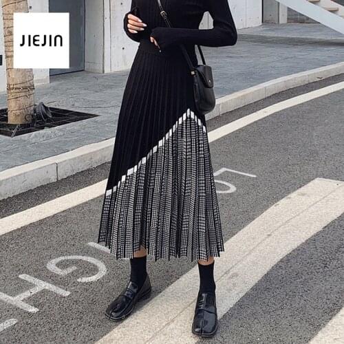 Женские плиссированные юбки JIEJIN China At AliExpress