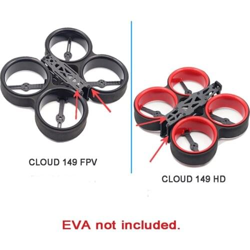 FEICHAO Reptile CLOUD-149HD CLOUD 149mm 3 Inch Frame Kit X-type ABS Carbon Fiber CLOUD 149 for DIY FPV Racing Drone Multirotor