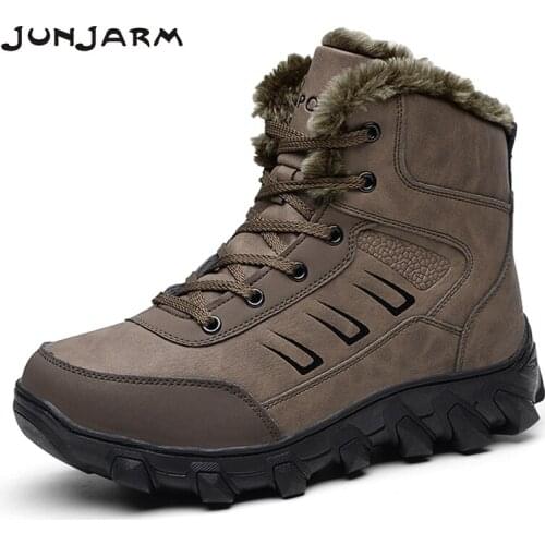 JUNJARM Mens Winter Boots