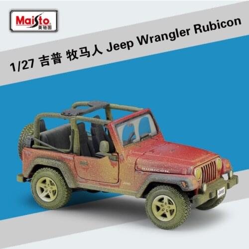 Maisto 1:27 Jeep Wrangler Simulation Alloy Car Model collection gift toy