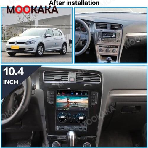 Tesla style IPS Screen Android PX6 DSP Carplay Car Radio Multimedia Player For Volkswagen VW GOLF 7 2014-2018 Navigation GPS