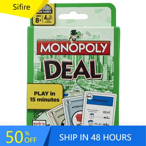 Puzzle Family Party Board Game English Version Monopoly Trading Card Game Playing Card Toys