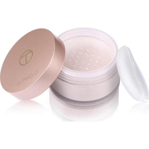O.TWO.O Smooth Matte Loose Powder Transparent Finishing Powder Waterproof For Face Finish Setting With Cosmetic Puff T1511