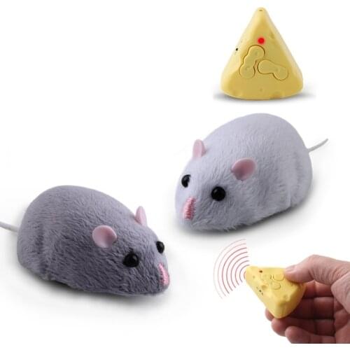 Remote Control RC Simulation Mouse Electronic Rat Mice Cat Novelty Toy