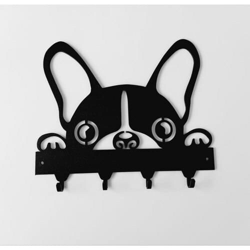 Foccaa Designed Metal Key Robe Hook Köpekçik