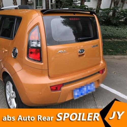 For KIA SOUL Spoiler 2011-2015 SOUL spoiler High Quality ABS Material Car Rear Wing Primer Color Rear Spoiler