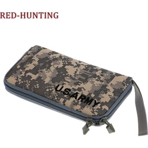 Tactical Pistol Carry Bag Gun Case Portable Holster Military Handgun Carrier Pouch Soft Protection Gun Accessories for Hunting