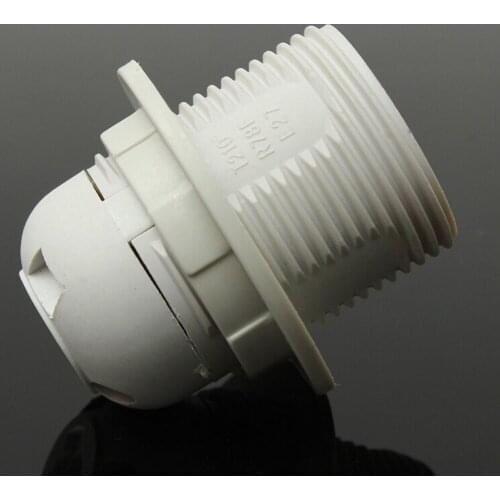 1PCS simple High Quality Screw ES E27 M10 Light Bulb Lamp Holder Pendant Socket Lampshade Collar Lighting Accessories 2 Colors