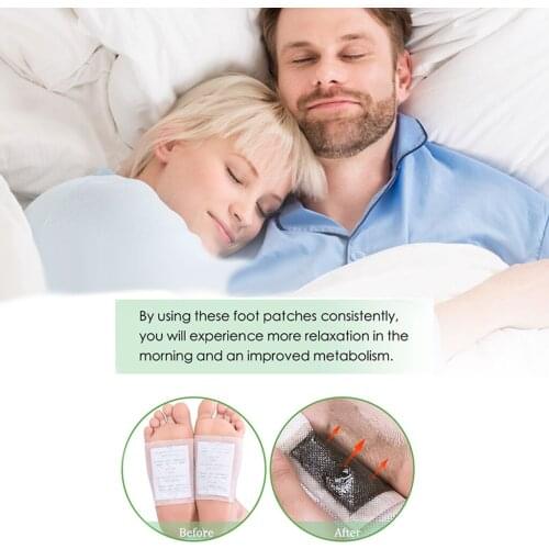 10x Natural Detox Foot Pads Sleep Aid Body Patch Care Tool For Cleansing Toxins