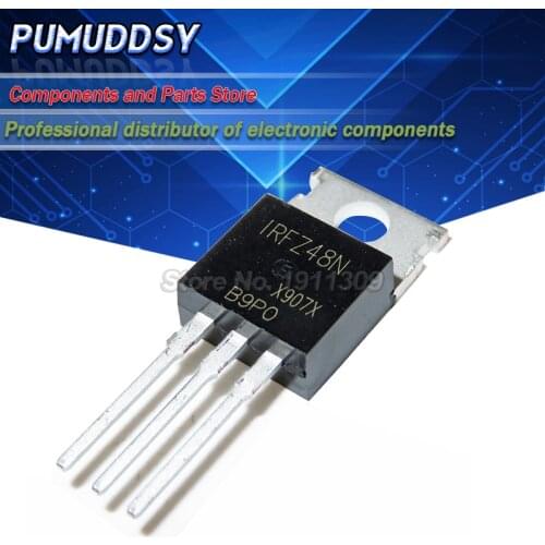 10PCS IRFZ48N IRFZ48 IRFZ48NPBF MOSFET MOSFT 55V 64A 14mOhm 54nC TO-220 IC