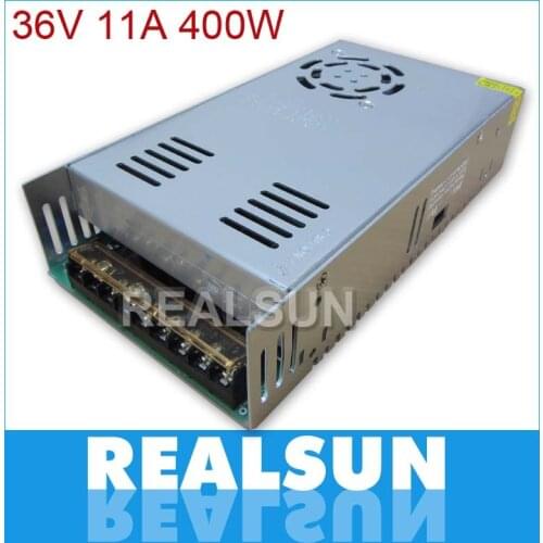 10pcs/lot 36V 11A 400W Switching Power Supply Driver Switching For LED Strip Light Display 110V/220V free fedex