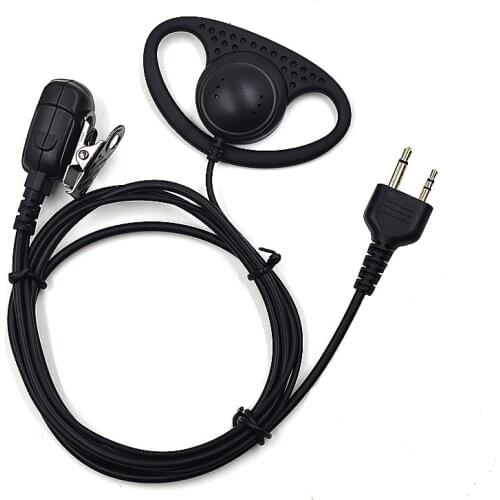 5Pcs Security Earhook Earpiece Headset PTT for Midland Walkie Talkie G5 G7 G9 GXT1000VP4 GXT5000 75-785 75-786 Two Way Radio