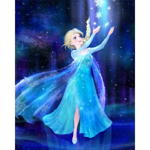 5D DIY square/round Diamond Painting Snow Princess Cross Stitch Diamond Embroidery Pattern Rhinestone Home Decor J1081