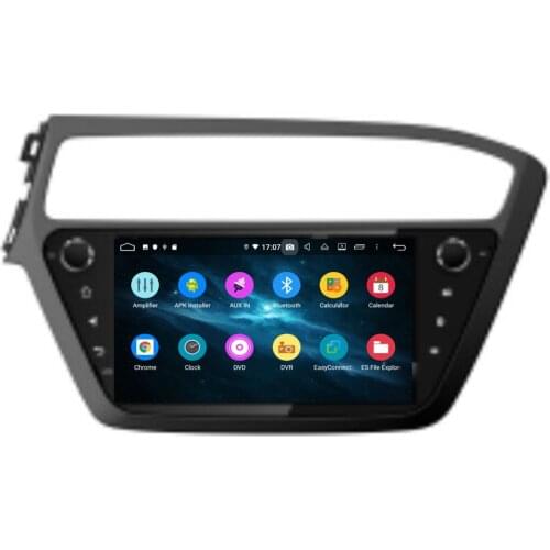 9" Android 9.0 Car Multimedia Player 6 Core For Hyundai I20 2018-2019 LHD 1024*600 Car Radio 4G+64G Audio PX6 Stereo DSP GPS