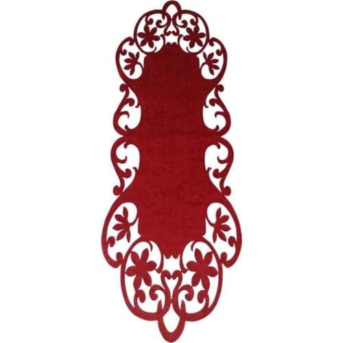 Magnolia Velvet Runner Burgundy