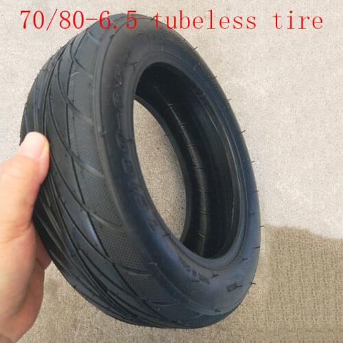 10 inch Tubeless vacuum tires Scooter Accessories 70/80-6.5 vacuum tyre for Xiaomi fat 9 Xiaomi electric balance car Puls