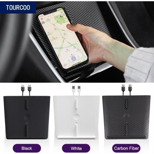 Wireless Charger for Tesla Model 3 Fast Wireless Charging for iPhone Samsung Huawei