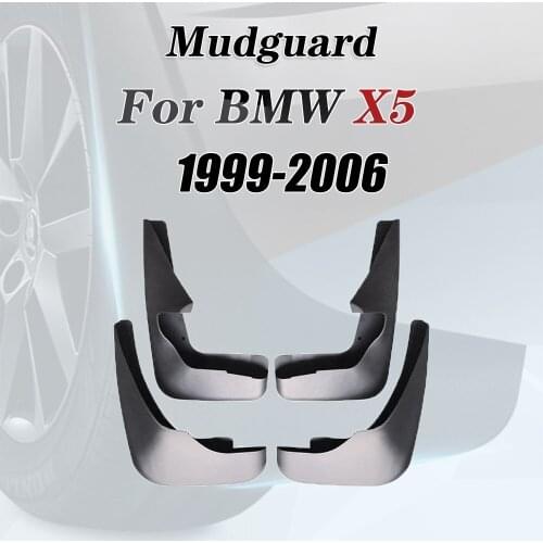 Car Mudflaps for BMW X5 E53 1999~2006 Fender Mud Flaps Guard Splash Flap Mudguards Accessories 2000 2001 2002 2003 2004 2005