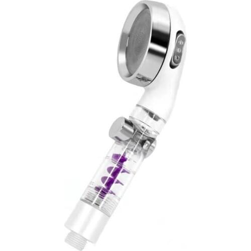 Pressurized shower Bathroom 3 Mode Function Spray Handheld Shower Head Pressure Adjustment Switch Button Bathroom Accessories