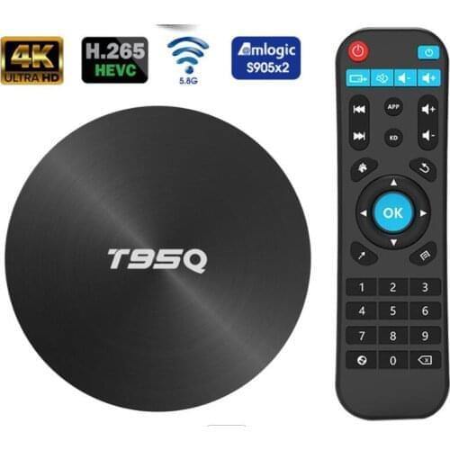H96 Mini H8 Android 9.0 Smart TV Box 2GB 16GB 2.4G/5G Wifi 4K Youtube Media Player BT4.0 RK3228