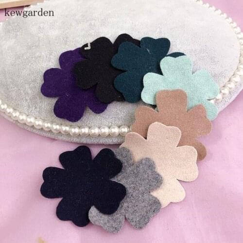 Kewgarden Handmade Tape Flower Wool Cloth Ribbons 1.5" 38mm Double Face DIY Bow Brooch Satin Ribbon Accessories Riband 5 Meters