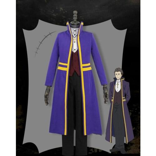 Anime Angels of Death Abraham Gray Gorgeous Cosplay Costume Halloween Carnival Outfit