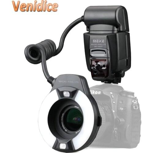 Meike MK-14EXTN Macro TTL Ring Flash for Nikon i-TTL with LED AF assist lamp D7100 D7000 D800 D600 D300s
