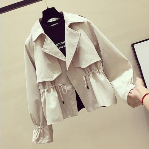 MLNRFZ Women's Short Trench Coats