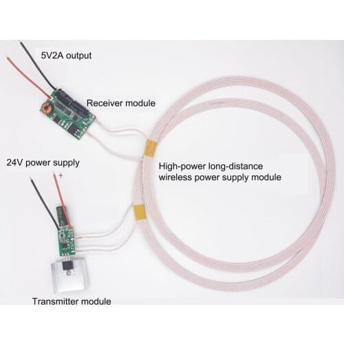 50~180mm Long-Distance High-Power Wireless Power Supply Module Wireless Charging Module