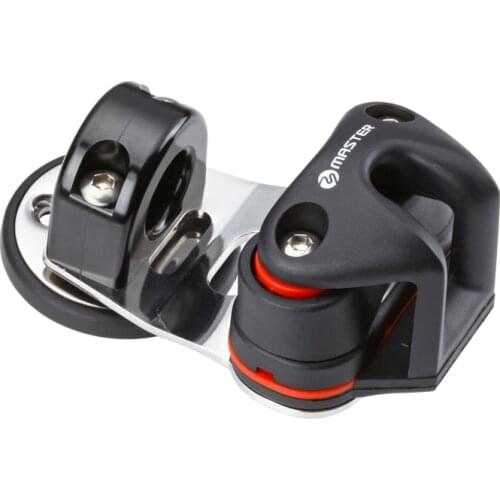 Marine Boat Yacht Sailboat Dinghy 27mm 1 1/16 Inch Swivel Base Angle Fairlead AL Cleat Bakelite Eye Hardwares CB-1204FE