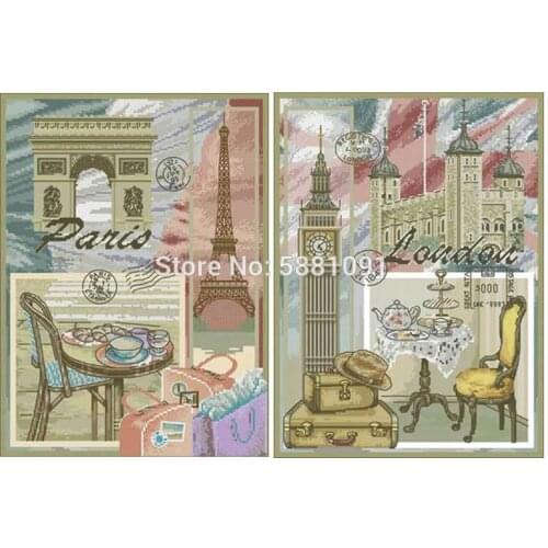 Early Winter Snow patterns Counted Cross Stitch 11CT 14CT DIY Chinese Cross Stitch Kits Embroidery Needlework Sets home decor