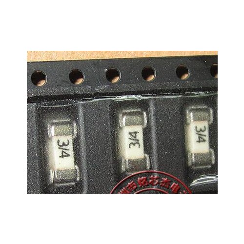 Fuse Chip 0.75A 125V Fast 2-Pin Solder Pad Surface Mount SSQC750 MARKING:3/4