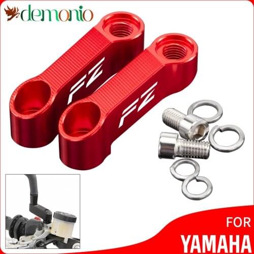 Motorcycle Mirror Riser Extenders Spacers Extension Adapter Adaptor For YAMAHA FZ6 FZ1 FZ8 FZ 1 6 8 fz6 fz1 fz8 FZ-6 FZ-1 FZ-8