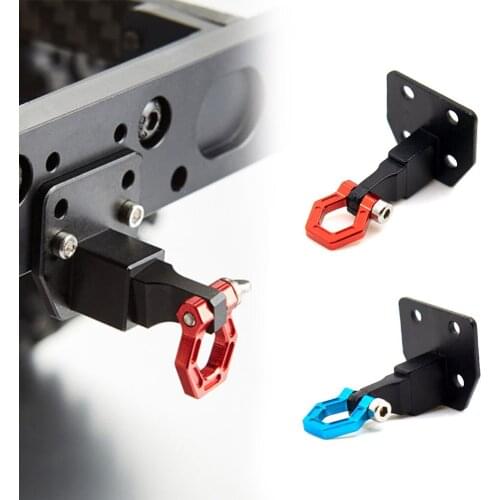 RCTOYFUN 1pcs 1/10 RC Car Metal Trailer Hook 3mm Thread Hook Connector Coupler Hitch For Traxxas TRX4 Axial SCX10 RC Crawler Car