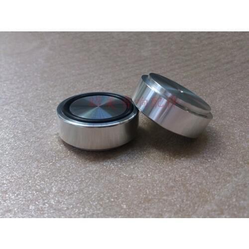 Silver / Black / Gold Full Aluminum Solid Sound Machine Feet 4pcs Aluminum HIFI Shock Pad Diameter 44 High 17