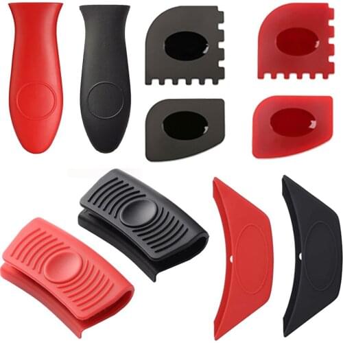 Silicone Heat Resistant Clip Non-slip Handle Cover Anti-scald Heat Pot Clips Bowel Holder Microwave Oven Gloves Kitchen Gadgets