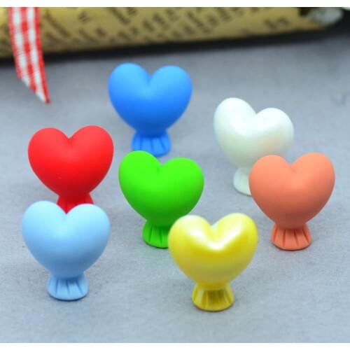 Resin Flat Back Heart Shape Balloon Miniatures,Party Decoration Miniatures,Scrapbook Embellishments, Crafting Toppers Supplies