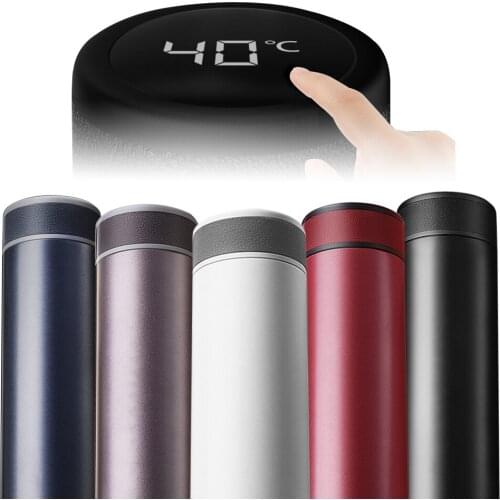 400ml Smart Temperature Display Thermos Stainless Steel316 Insulated Vacuum Cup Mug Bottle Watertight Flask for Water Tea Gift